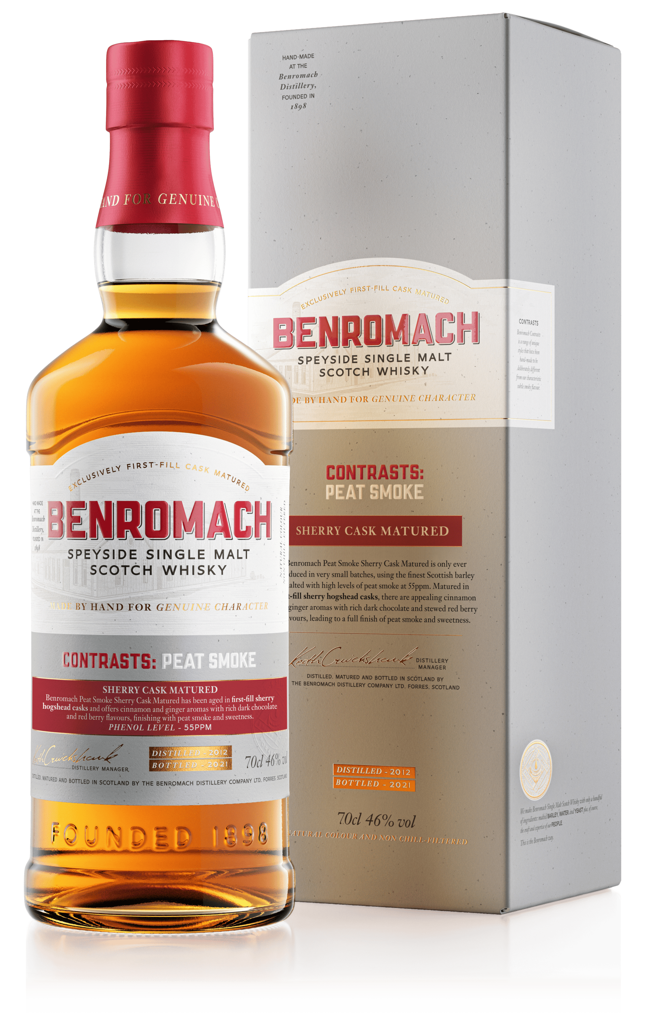 34793-Benromach-Peat-Smoke_Sherry-Cask_Bottle-and-Box_2021-Lowres